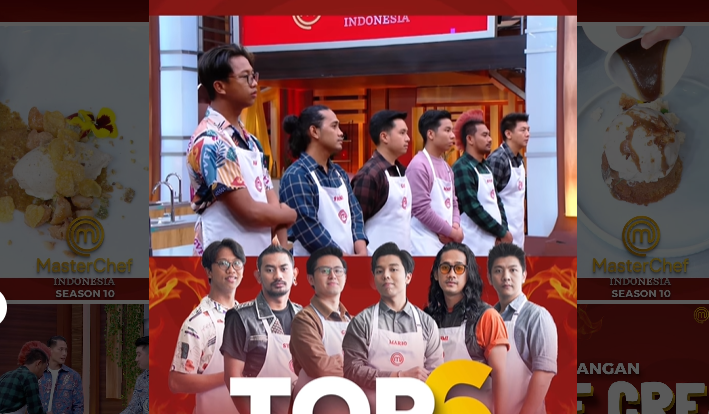 MasterChef Indonesia 10 Top 6 (screenshot Instagram/masterchefina)