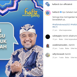 Hasil Hafiz Indonesia 2023 (Instagram/hafizrcti)